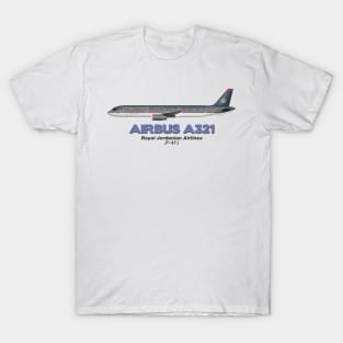 Airbus A321 - Royal Jordanian Airlines T-Shirt